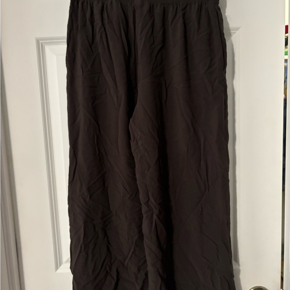 H&M Brown Wide-Leg Pants